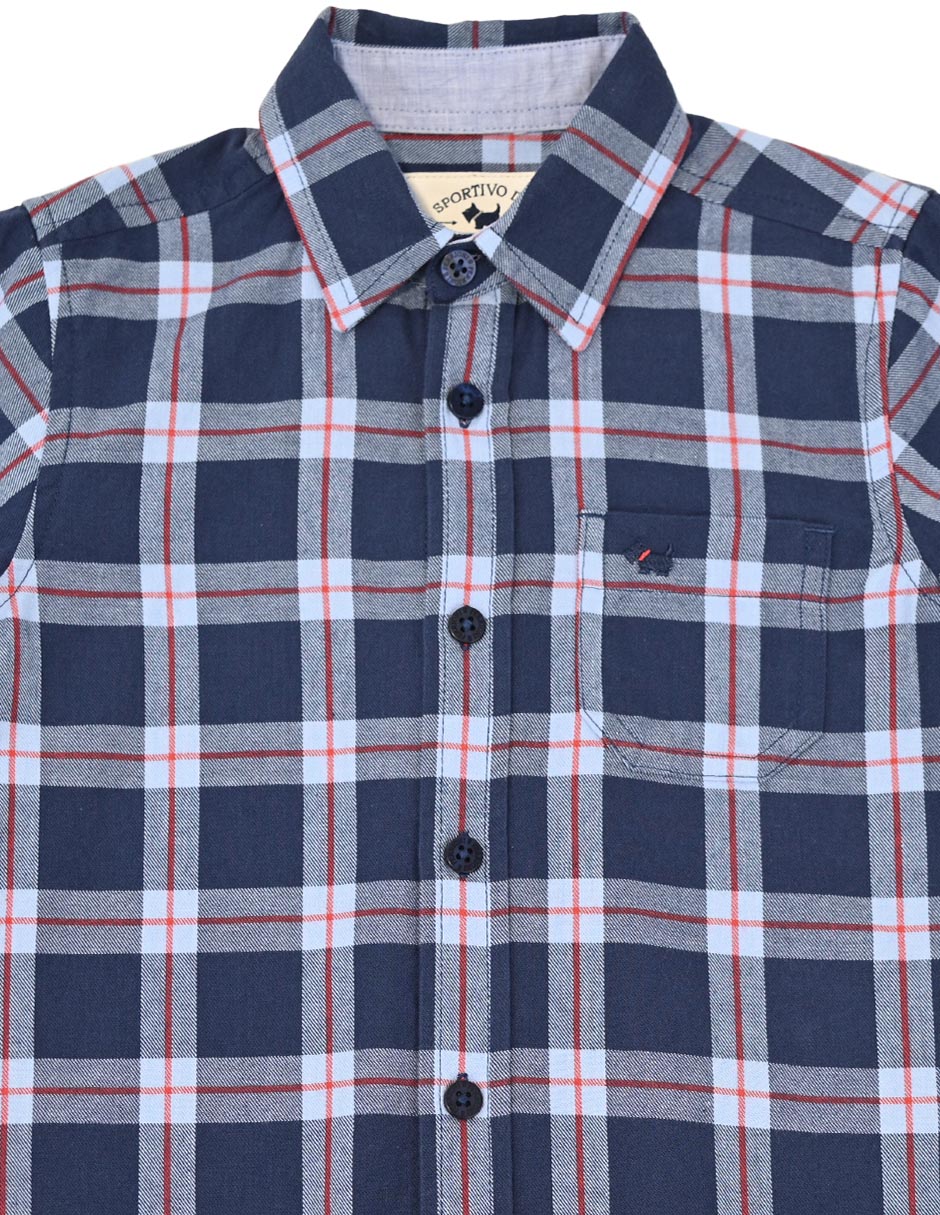 Camisa Berani de algodón manga larga para niño