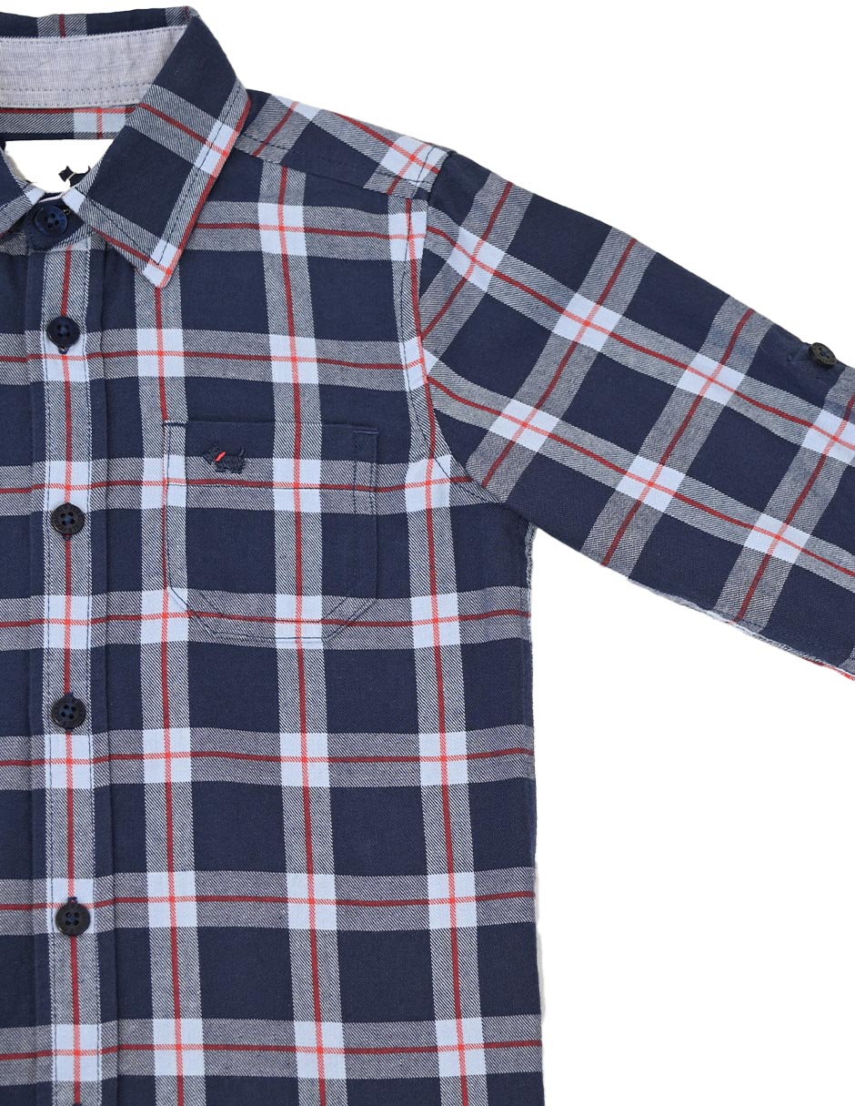 Camisa Berani de algodón manga larga para niño