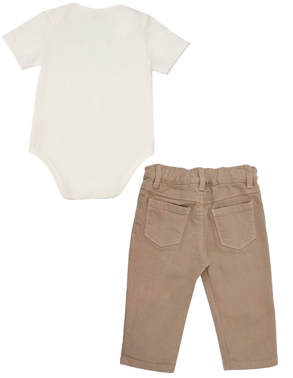 Conjunto de 2 piezas casual charlotte de algodón para niño 2