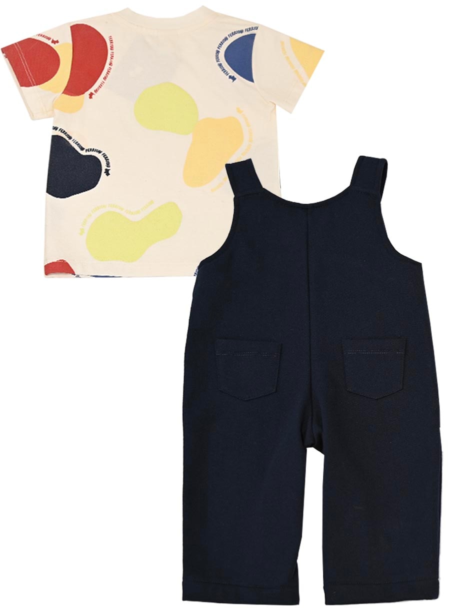 Conjunto de 2 piezas casual abba de algodón para niño 4