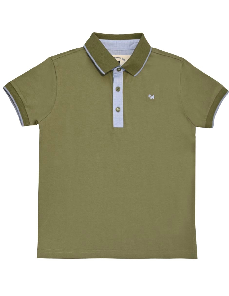 Playera tipo polo Raina de algodón para niño Playera tipo polo Raina de algodón para niño