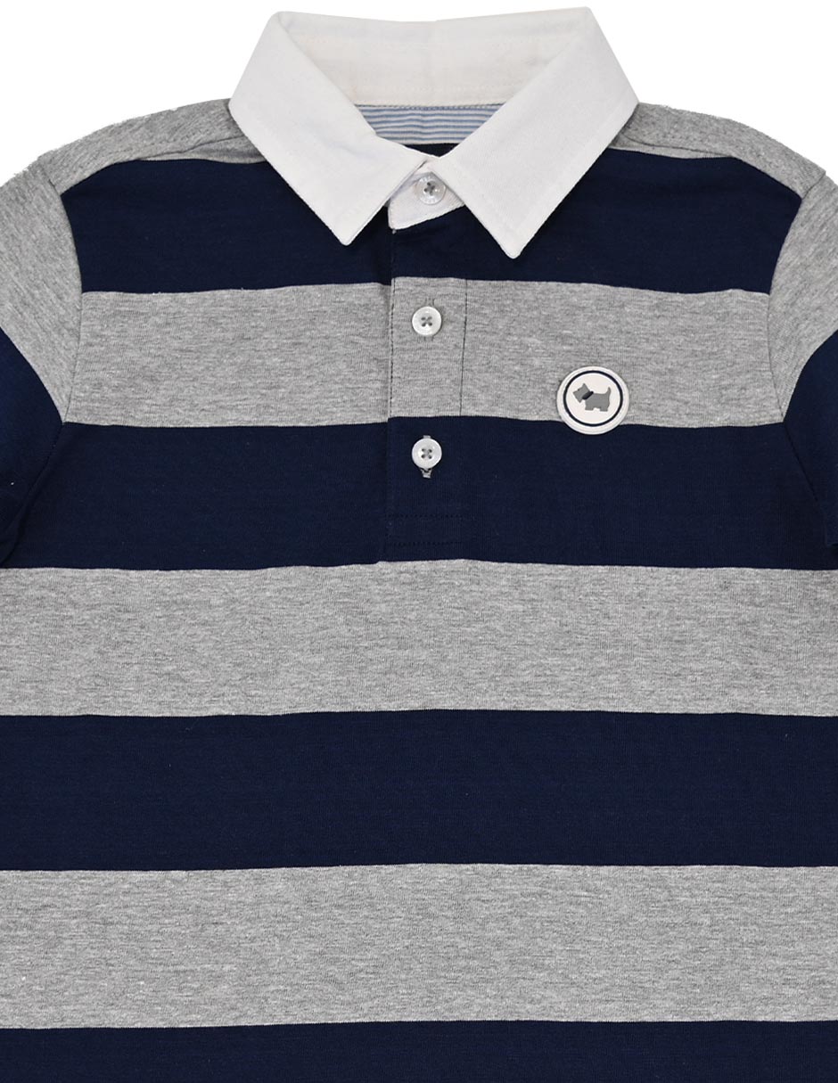 Playera tipo polo Dagon de algodón para niño 2