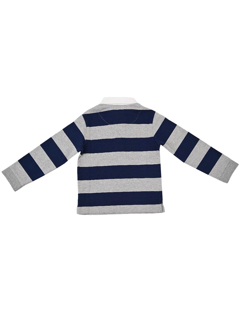 Playera tipo polo Dagon de algodón para niño 3