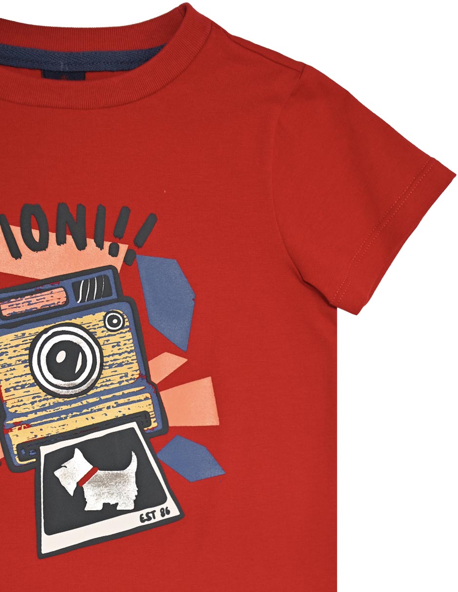 Playera Maccus manga corta para niño