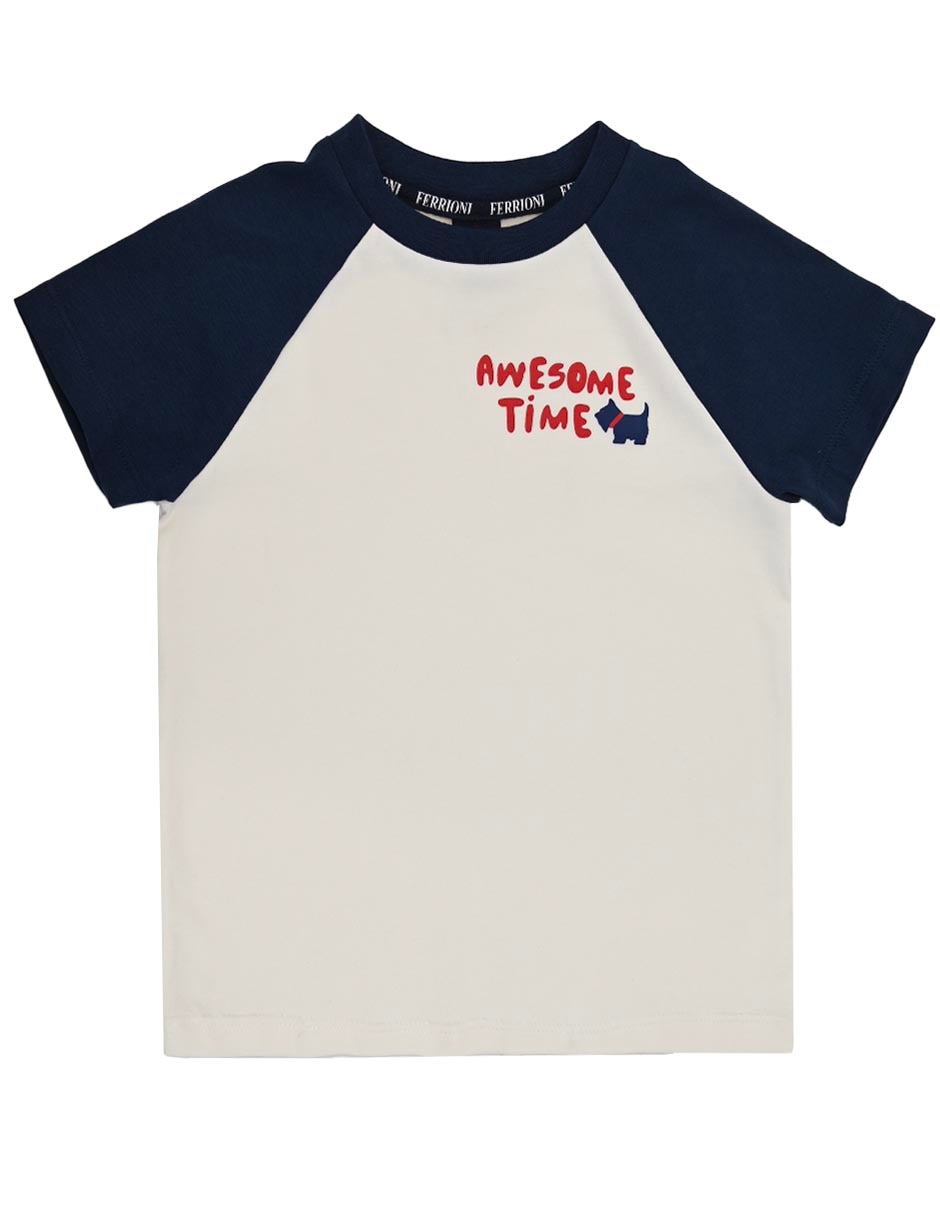 Playera Toby manga corta para bebé niño