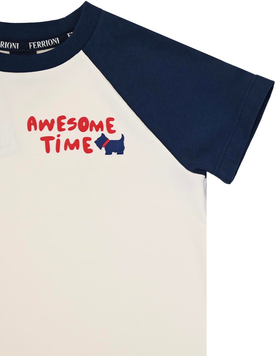 Playera Toby manga corta para bebé niño 4