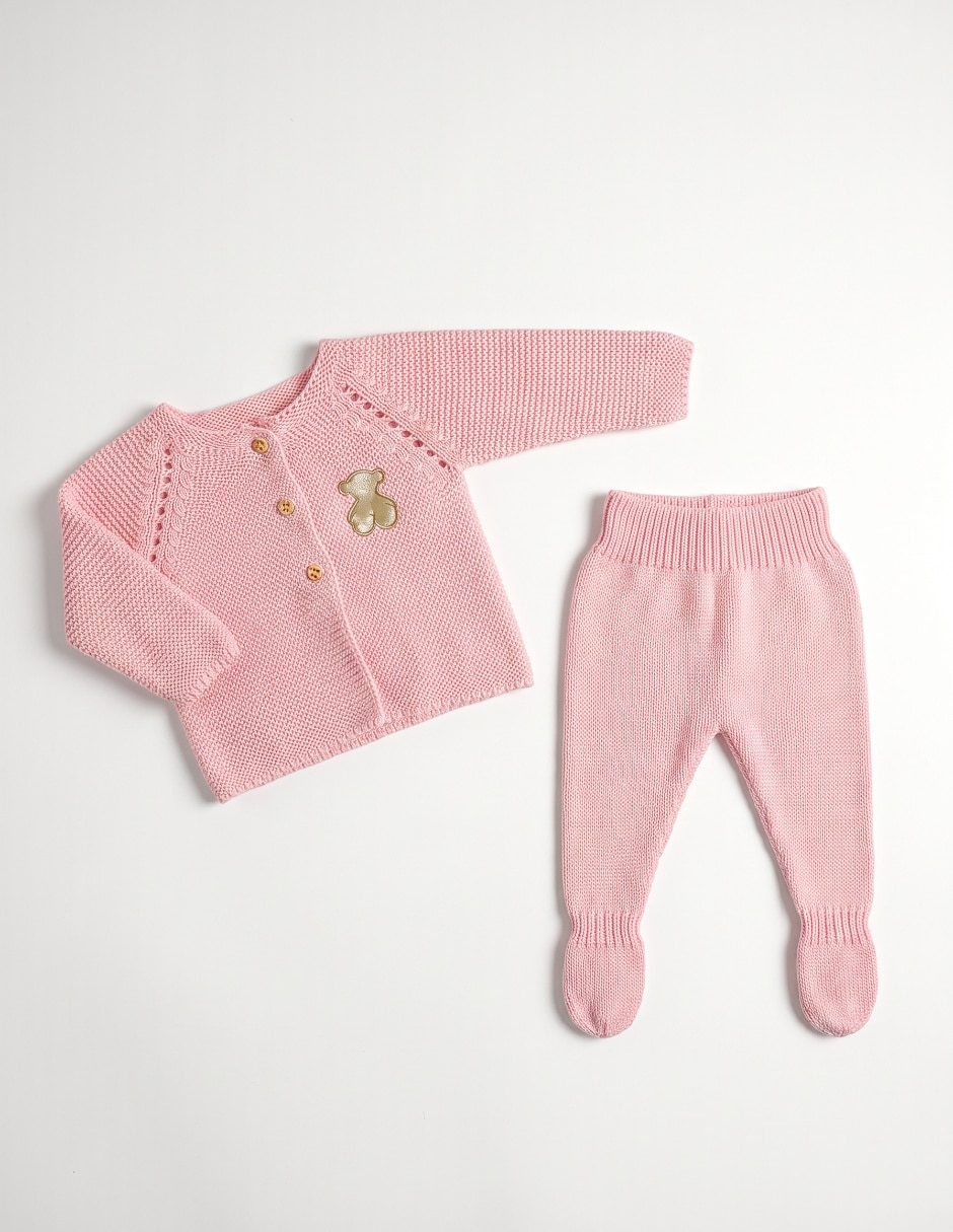 Conjunto de algodón para bebé niña 3