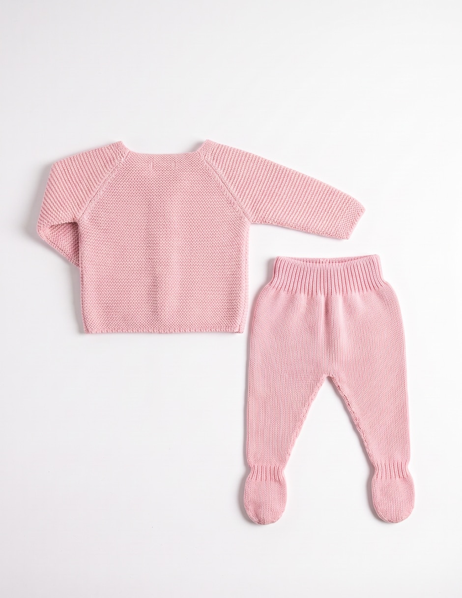 Conjunto de algodón para bebé niña 4