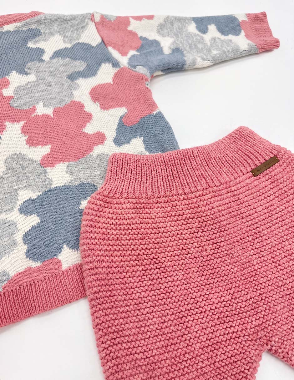 Conjunto casual de algodón para bebé 4