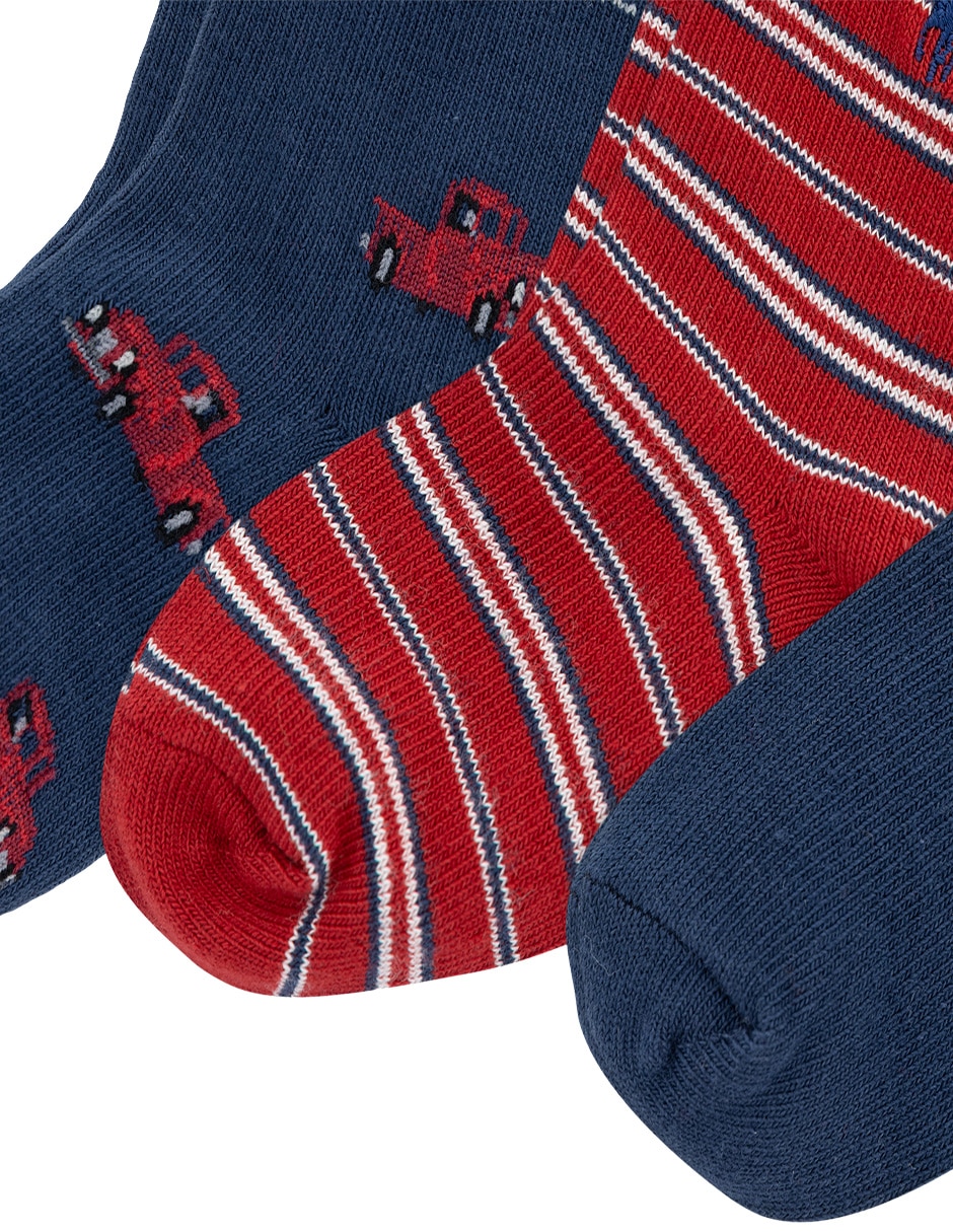 Set calcetín de algodón para bebé niño 3 pares 3