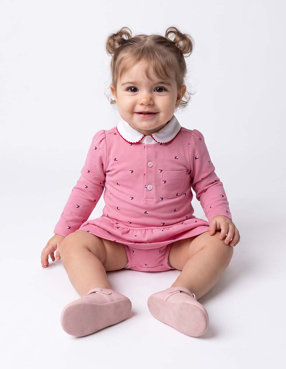VESTIDO FA26 manga Larga para Bebé / Infantil Niña VESTIDO FA26 manga Larga para Bebé / Infantil Niña