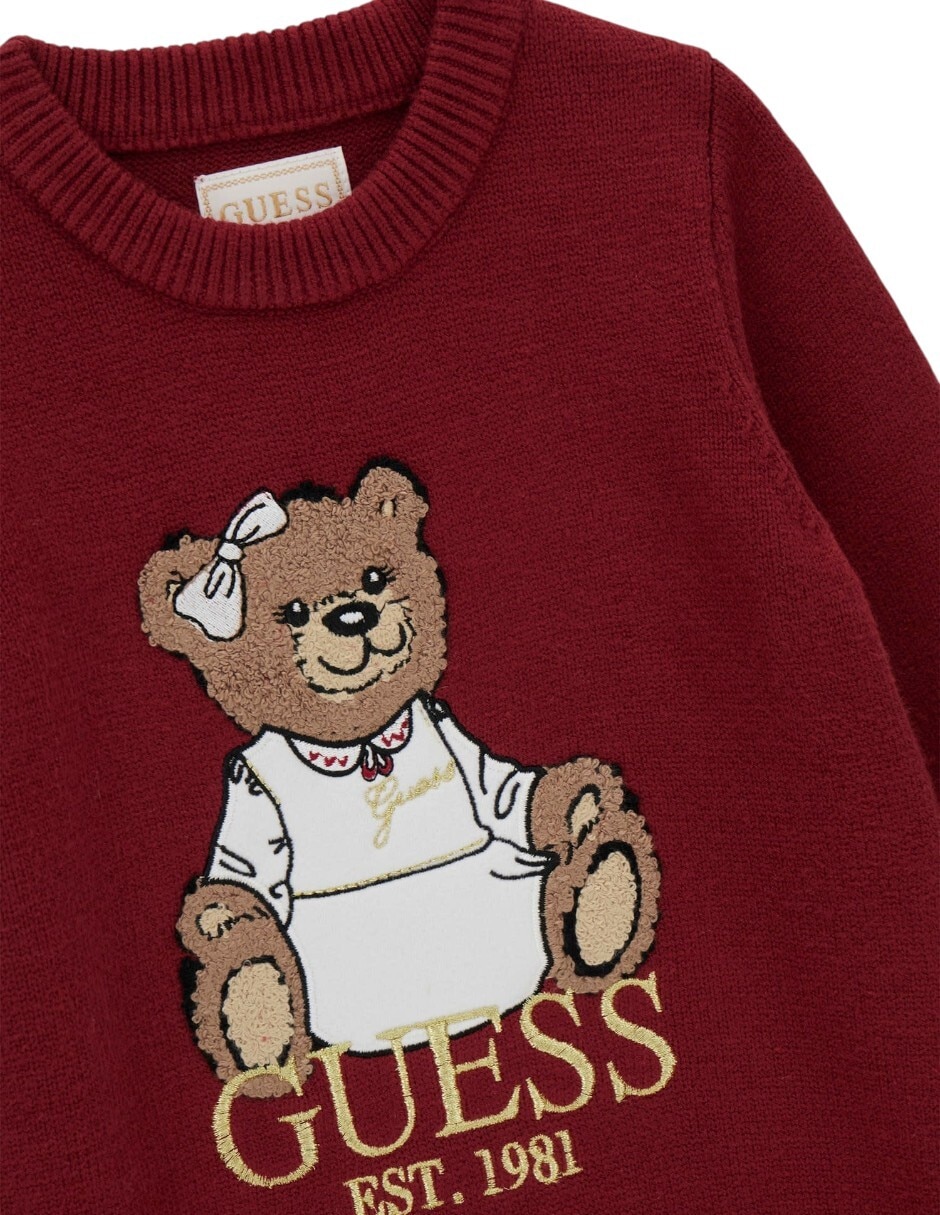 Vestido manga larga para bebé niña 3