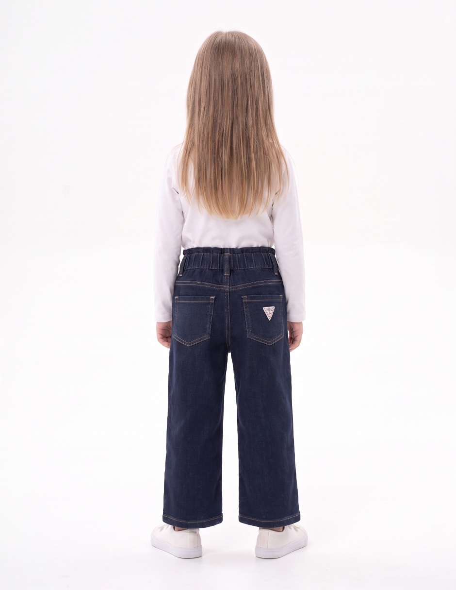 Jeans/Jegging Amplio lavado Sin lavado para Bebé Niña 2