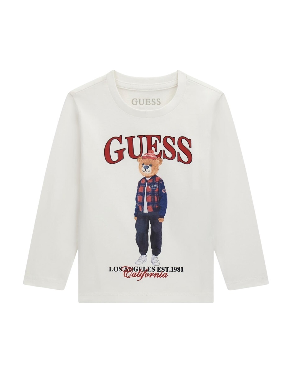 Playera manga larga para bebé niño