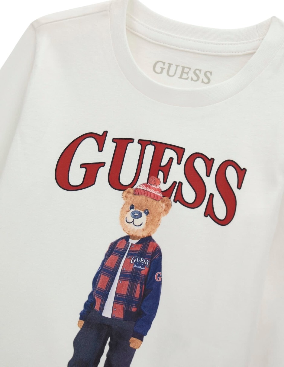 Playera manga larga para bebé niño