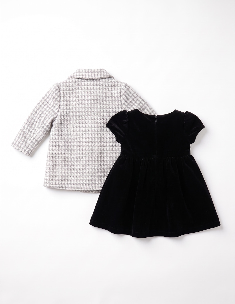Conjunto vestido para bebé niña 4