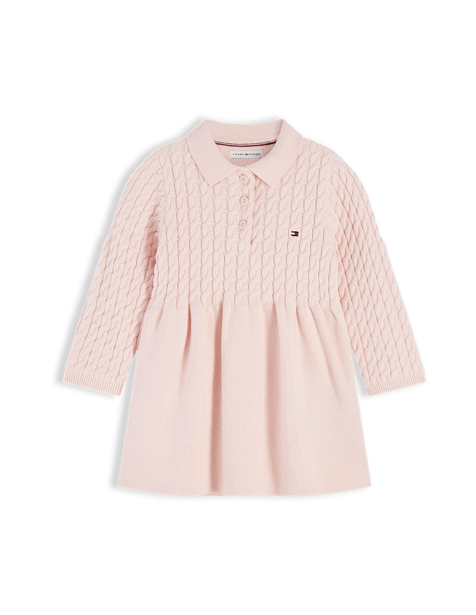 Vestido Tommy manga larga para niña