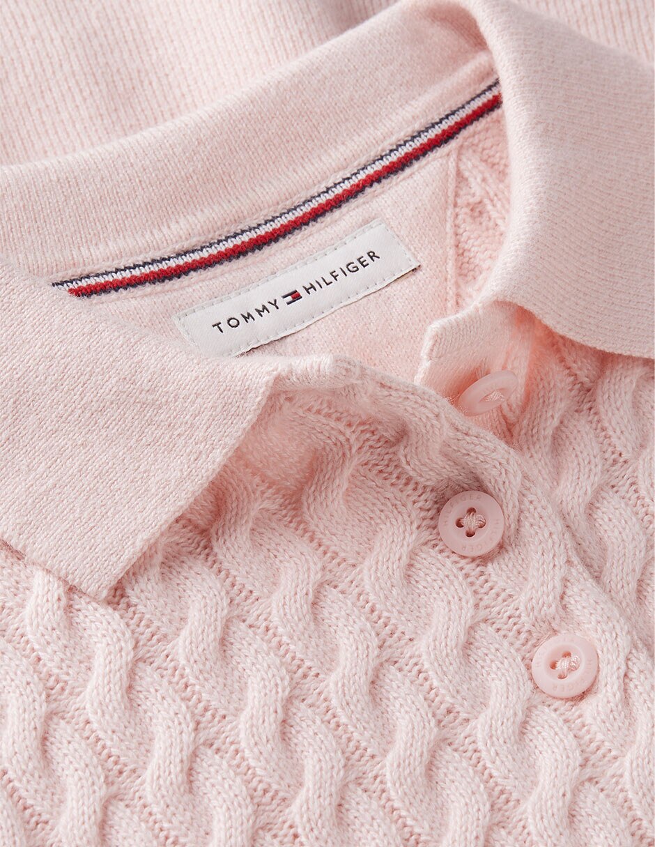 Vestido Tommy manga larga para niña