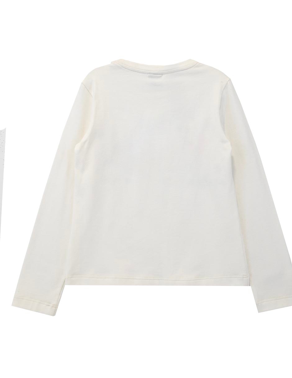 Playera manga larga para bebé niña