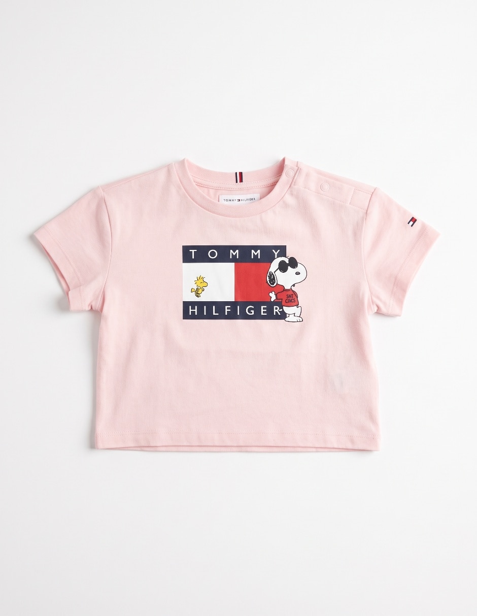 Playera manga corta para bebé niña
