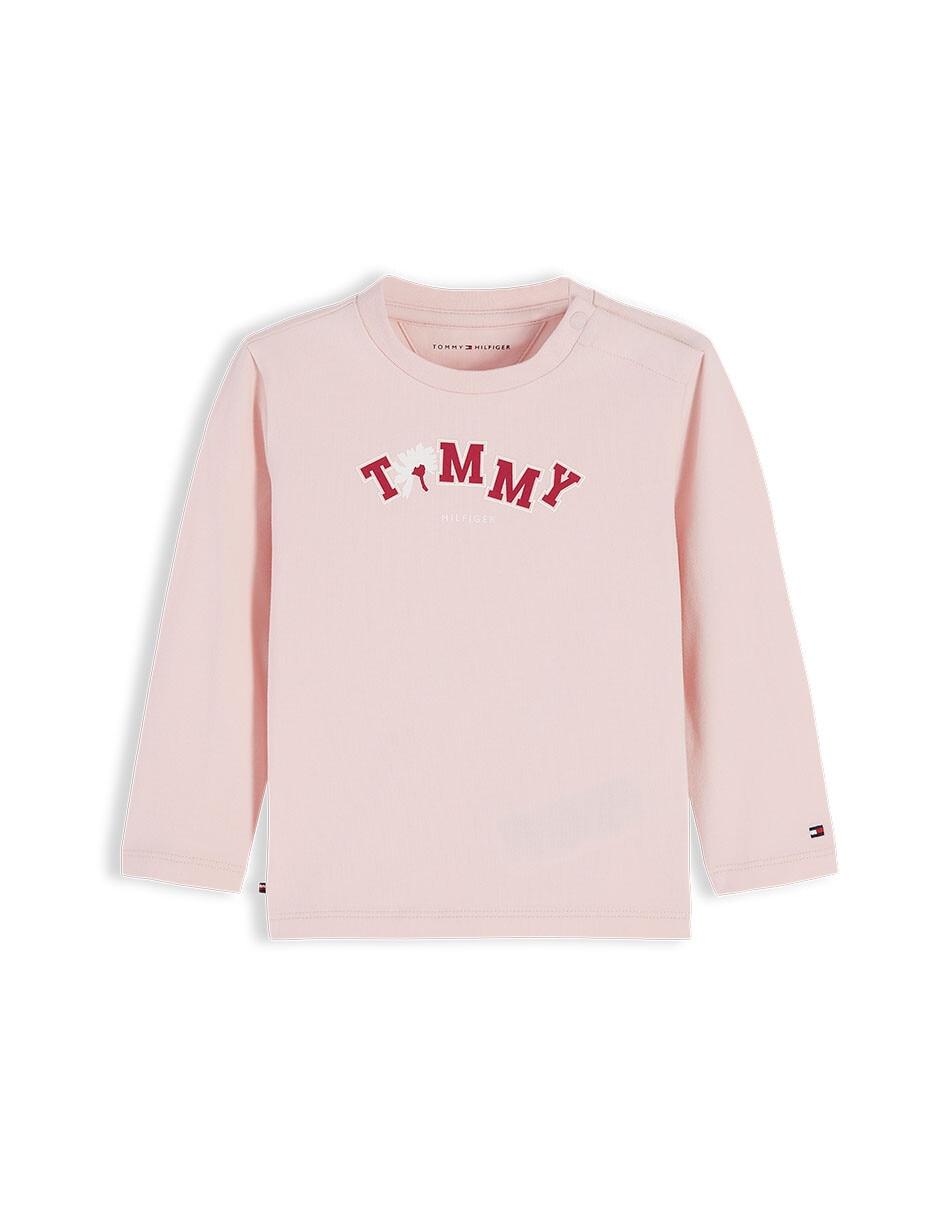 Playera manga larga para bebé niña Playera manga larga para bebé niña