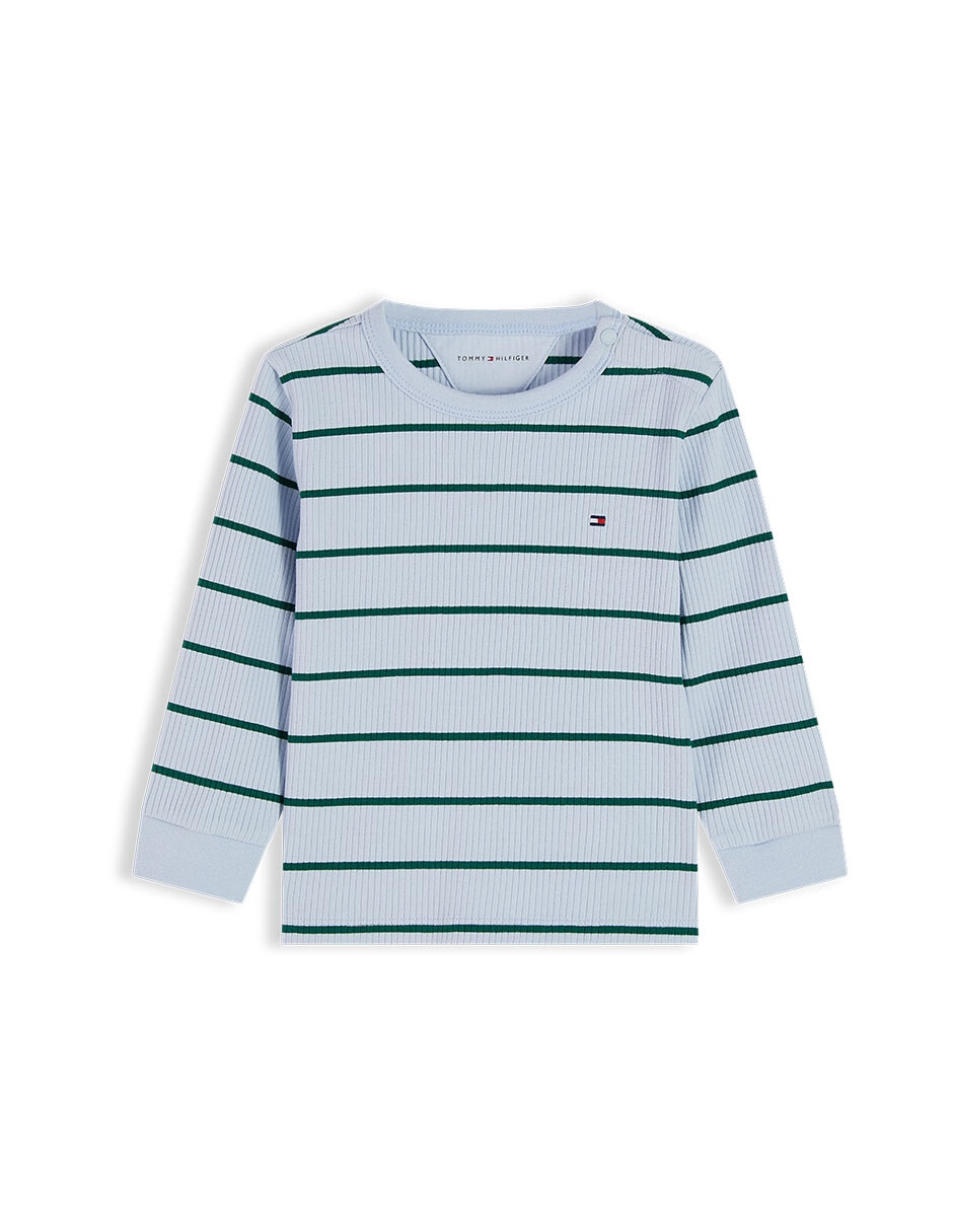 Playera manga larga para bebé niño Playera manga larga para bebé niño