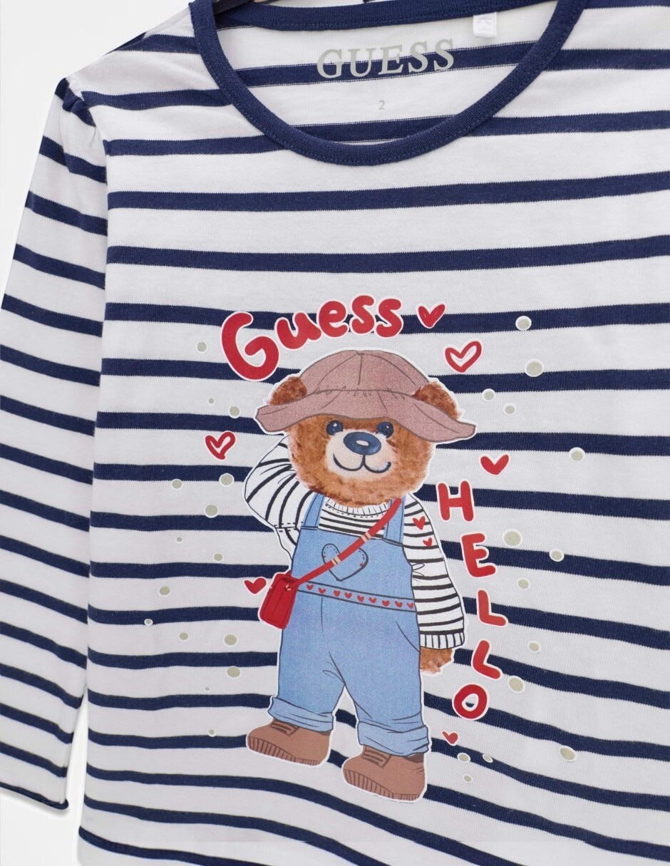 Playera manga larga para niña 2