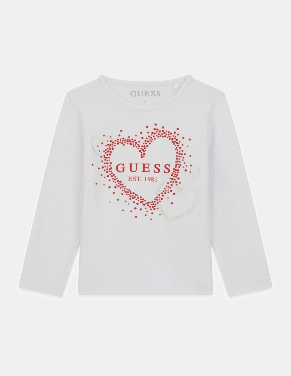 Playera manga larga para niña Playera manga larga para niña
