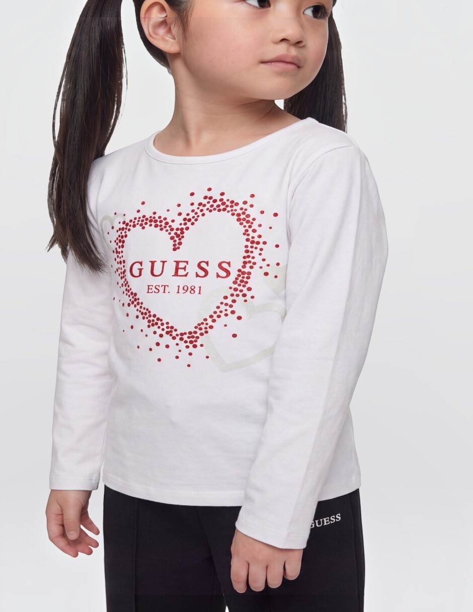 Playera manga larga para niña 6