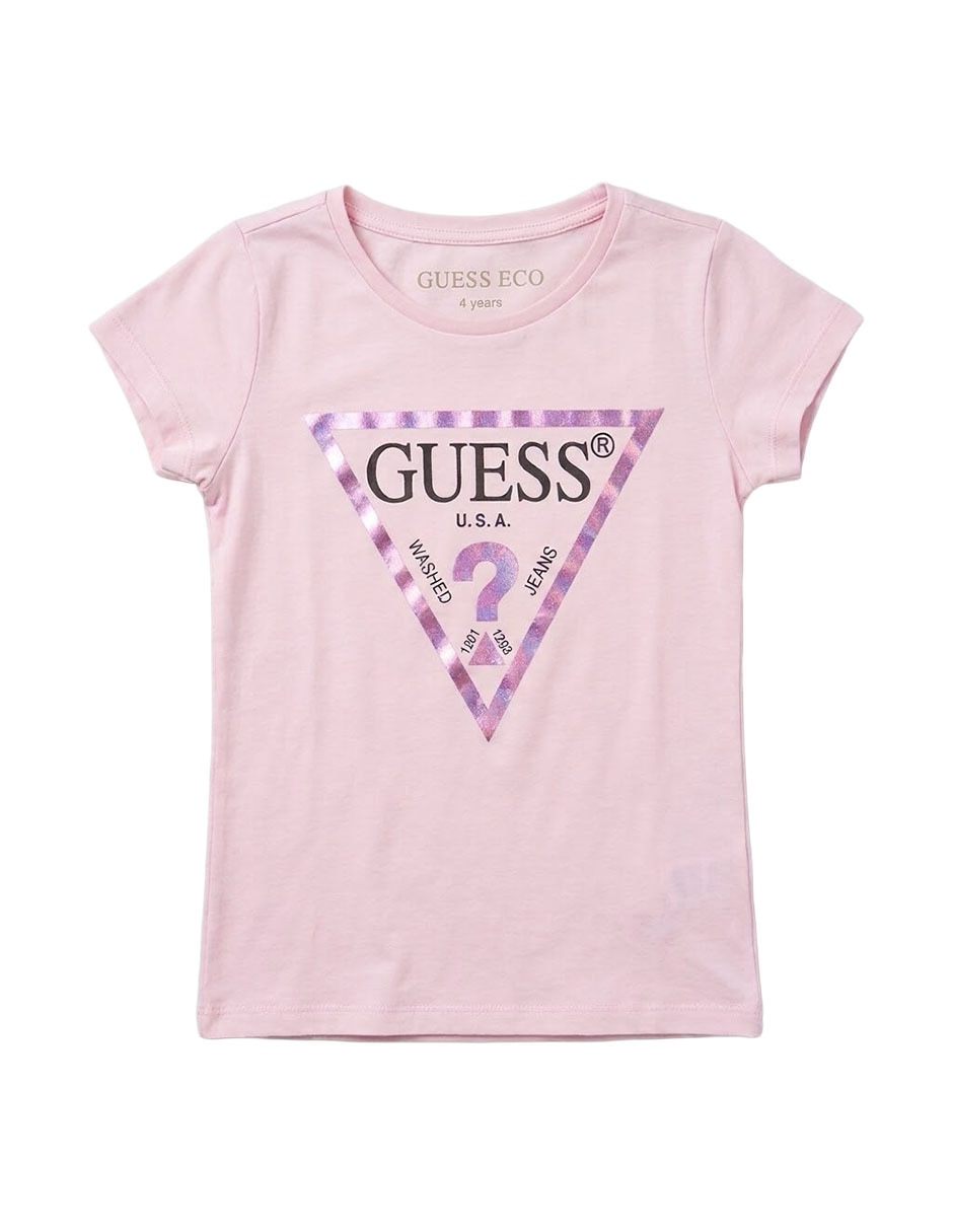 Playera manga corta para niña Playera manga corta para niña
