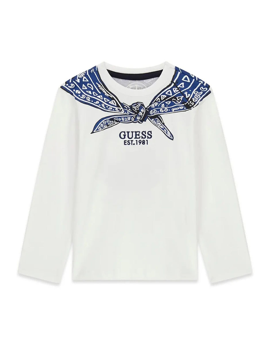 Playera manga larga para niño Playera manga larga para niño