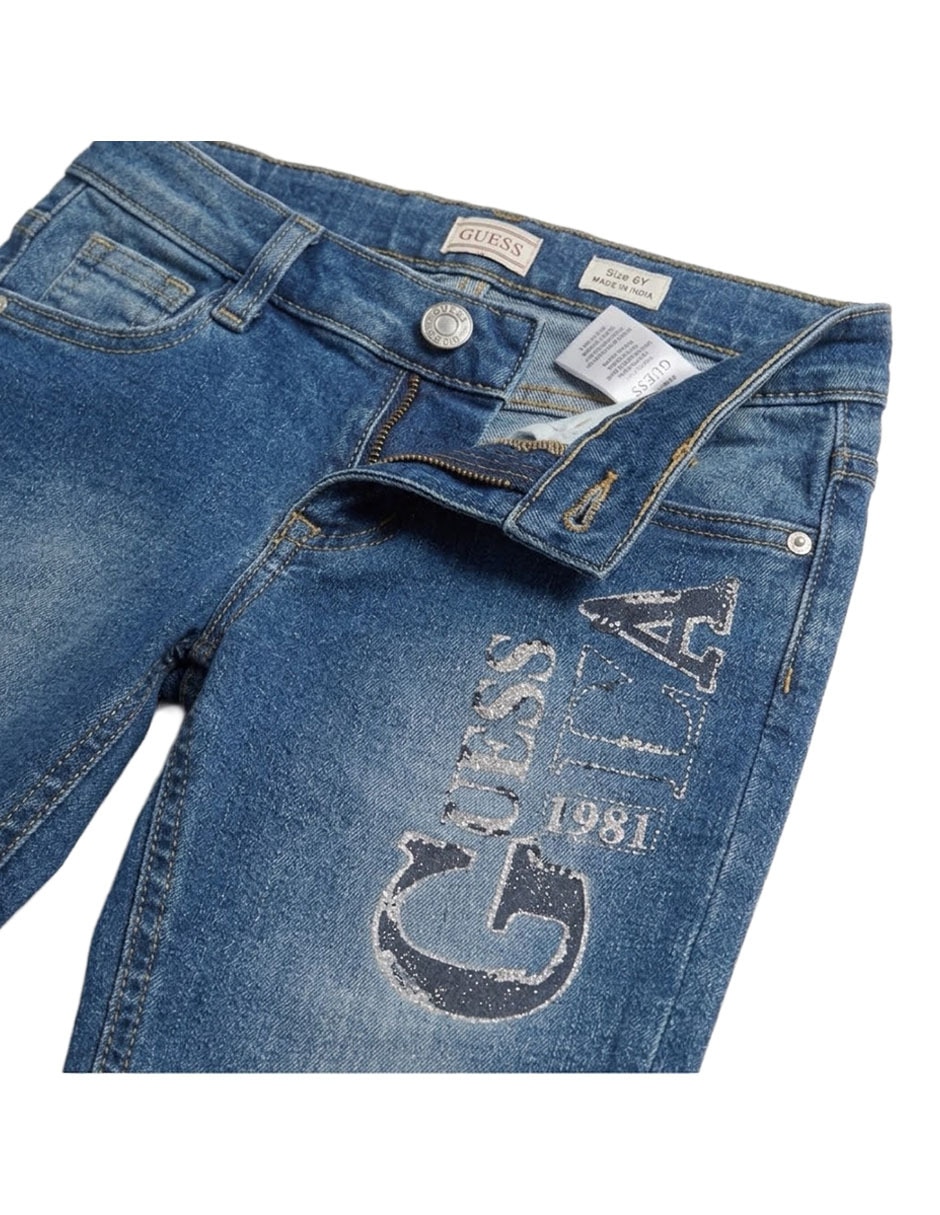 Jeans relajado lavado denim para niño 2