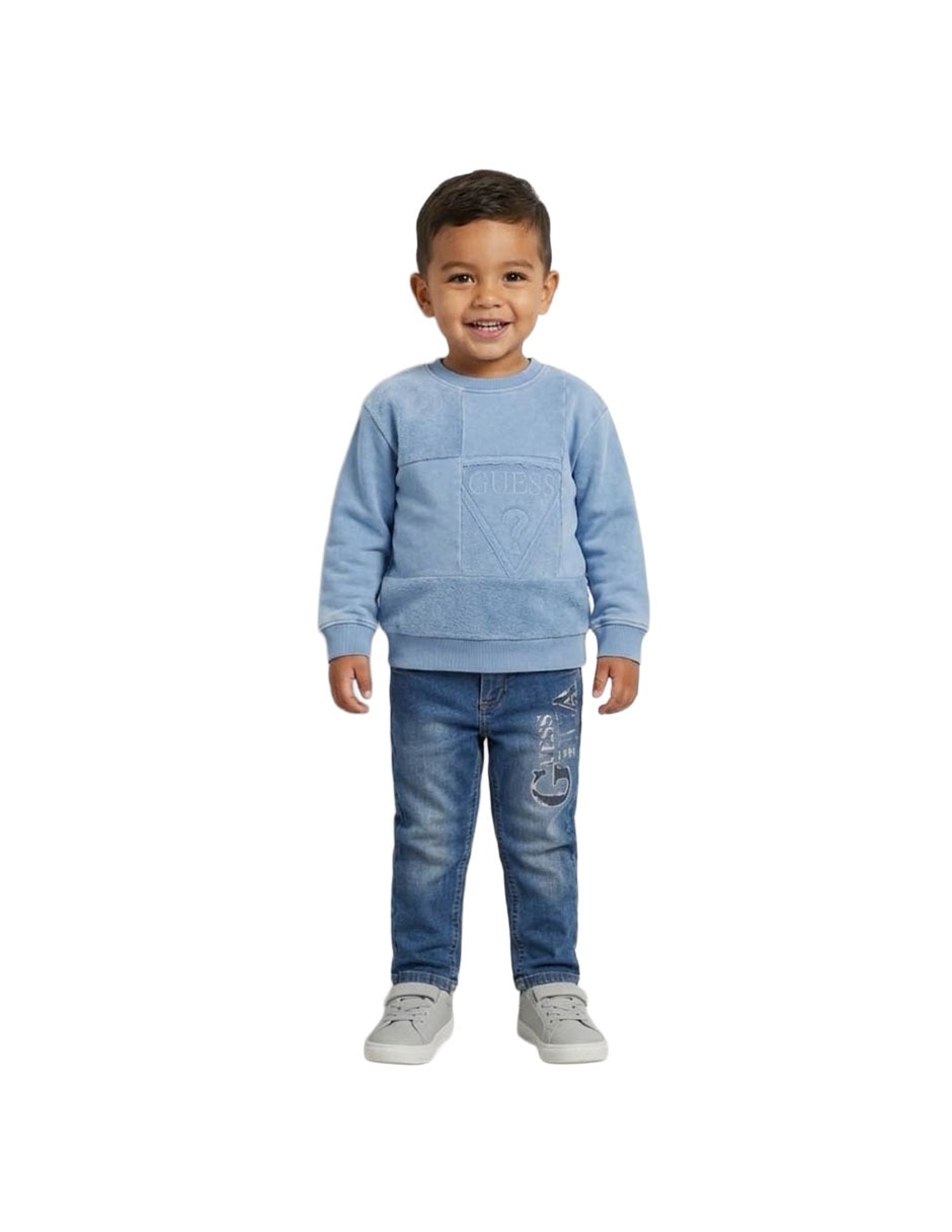 Jeans relajado lavado denim para niño 3