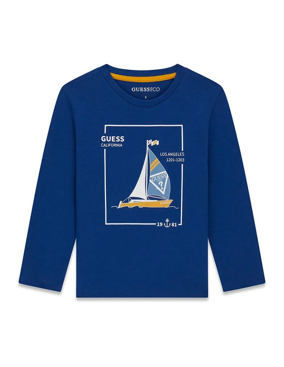 Playera manga larga para niño Playera manga larga para niño