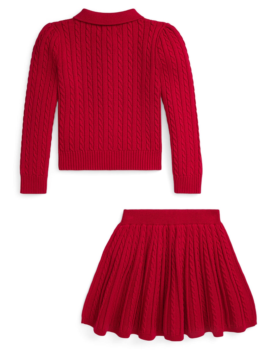 Conjunto de algodón para bebé niña 6