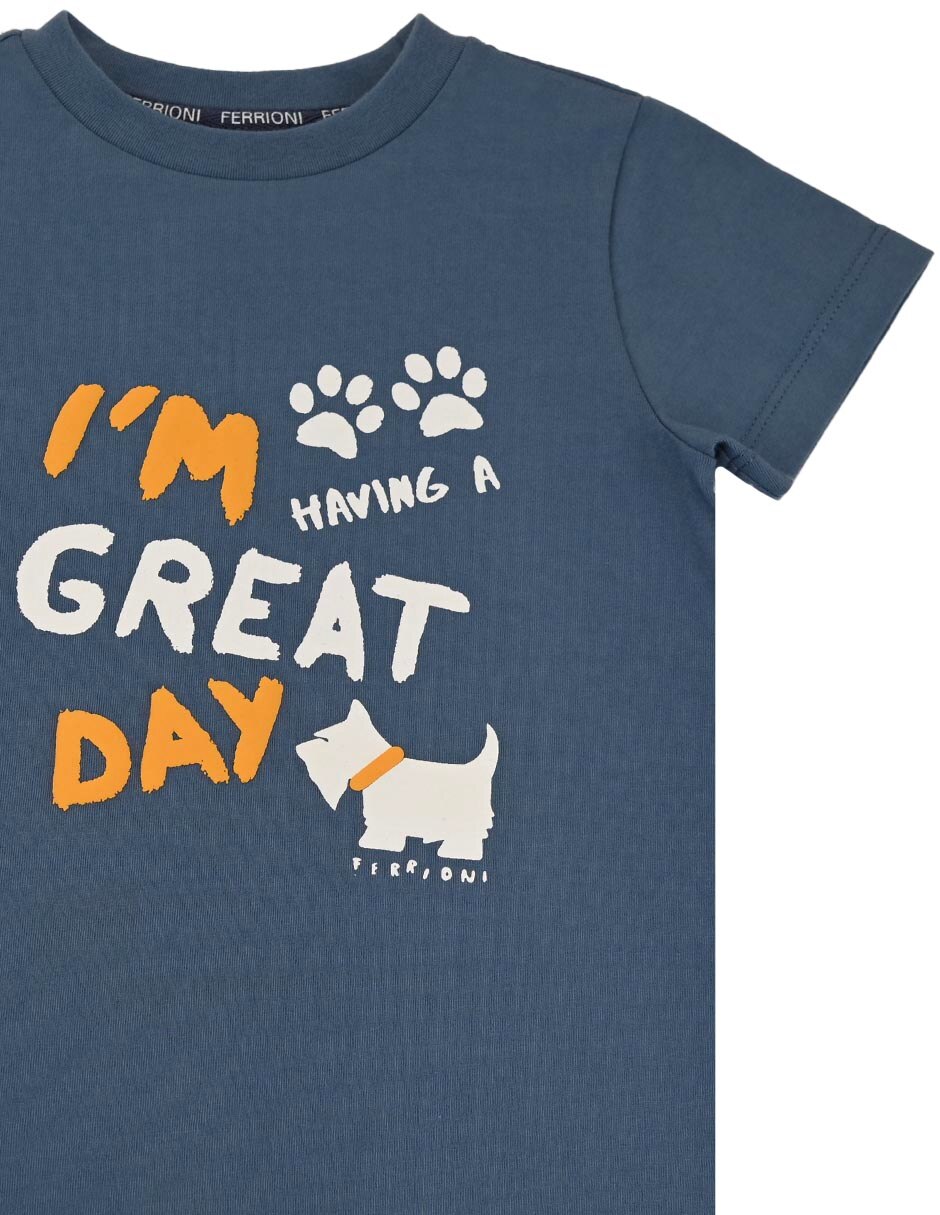 Playera manga corta para bebé niño 4