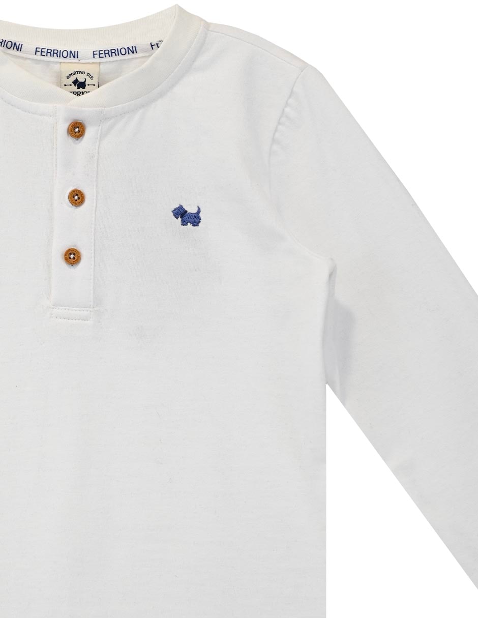 Playera manga larga para bebé niño 3
