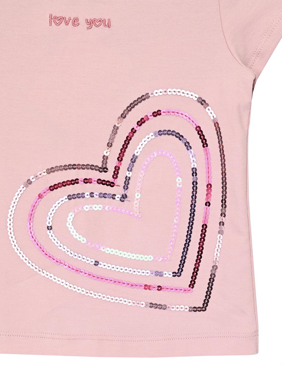Playera manga corta para bebé niña 2