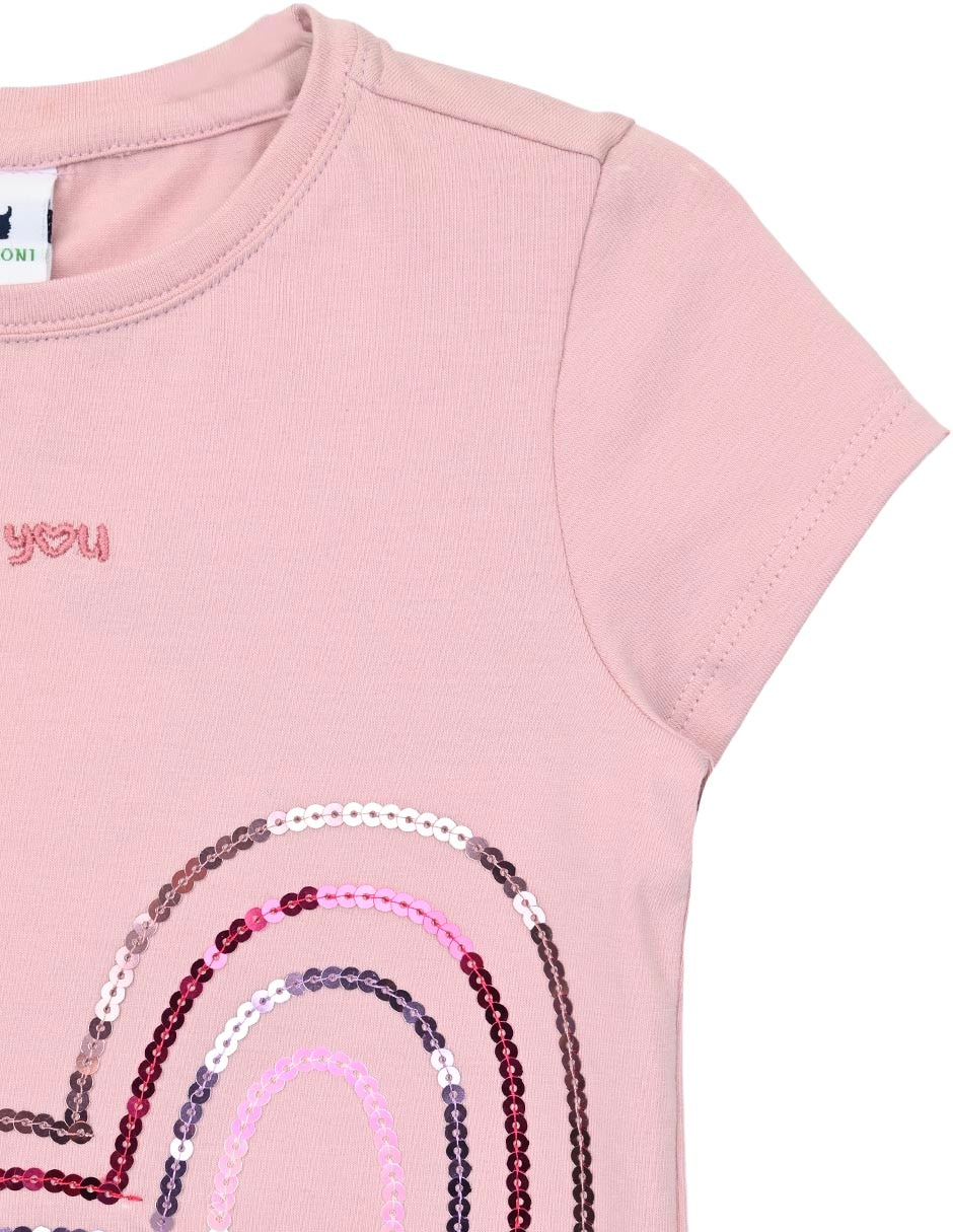 Playera manga corta para bebé niña 3