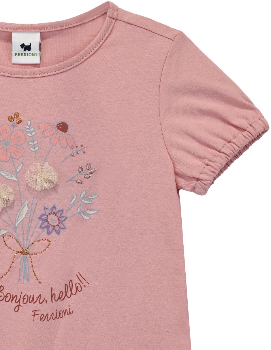 Playera manga corta para bebé niña 2