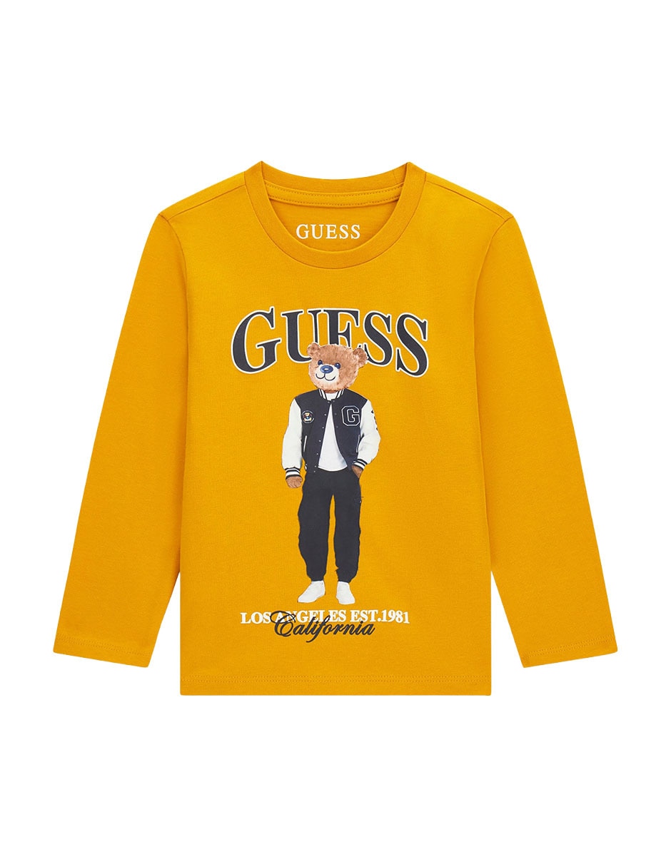 Playera manga larga para niño