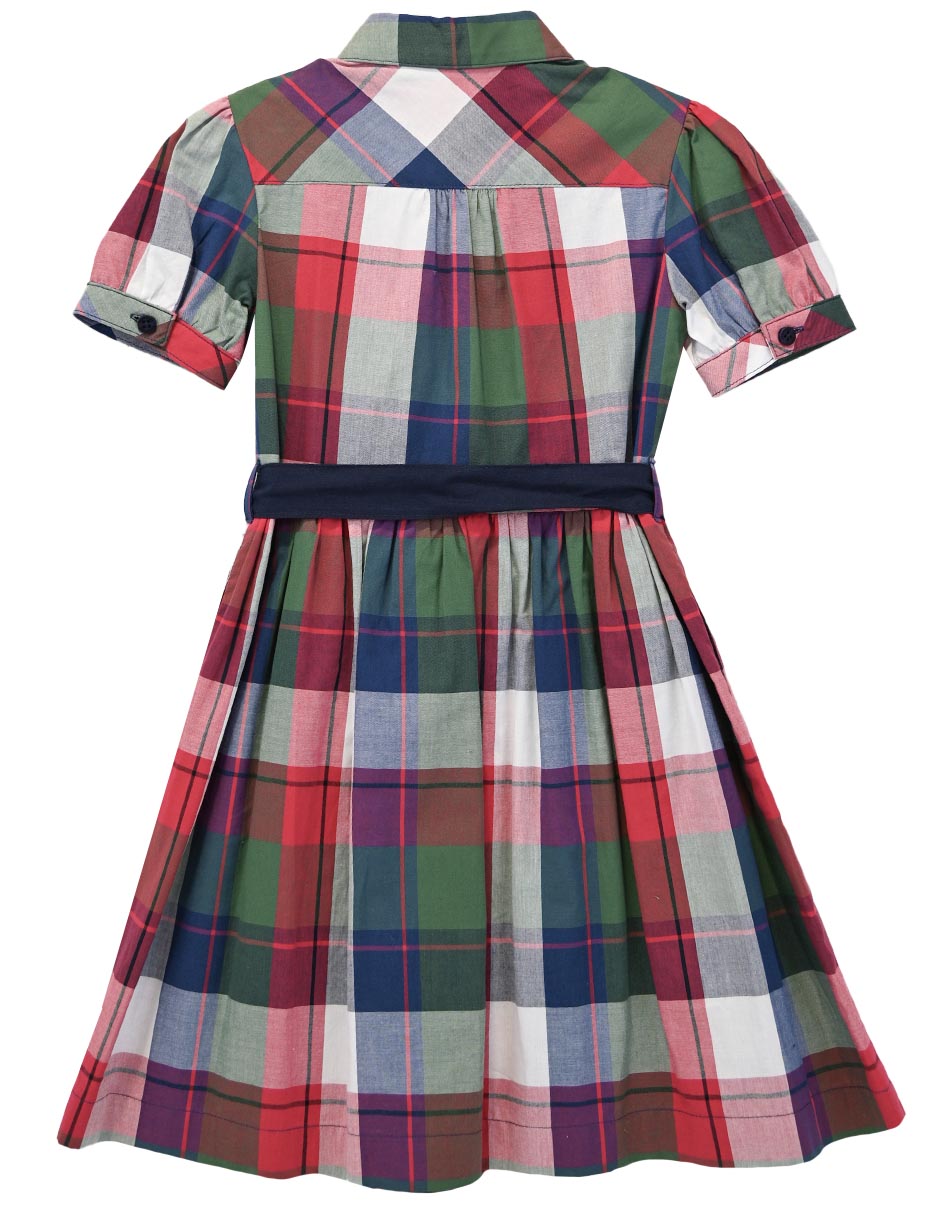 Vestido manga corta para niña 2