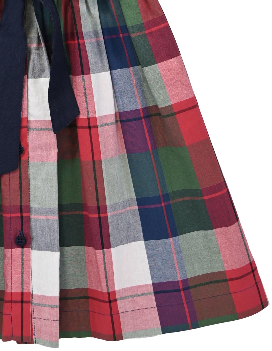 Vestido manga corta para niña 3