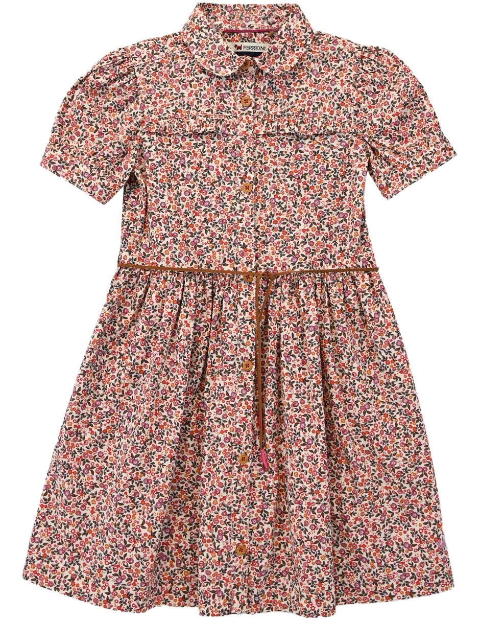 Vestido manga corta para niña Vestido manga corta para niña