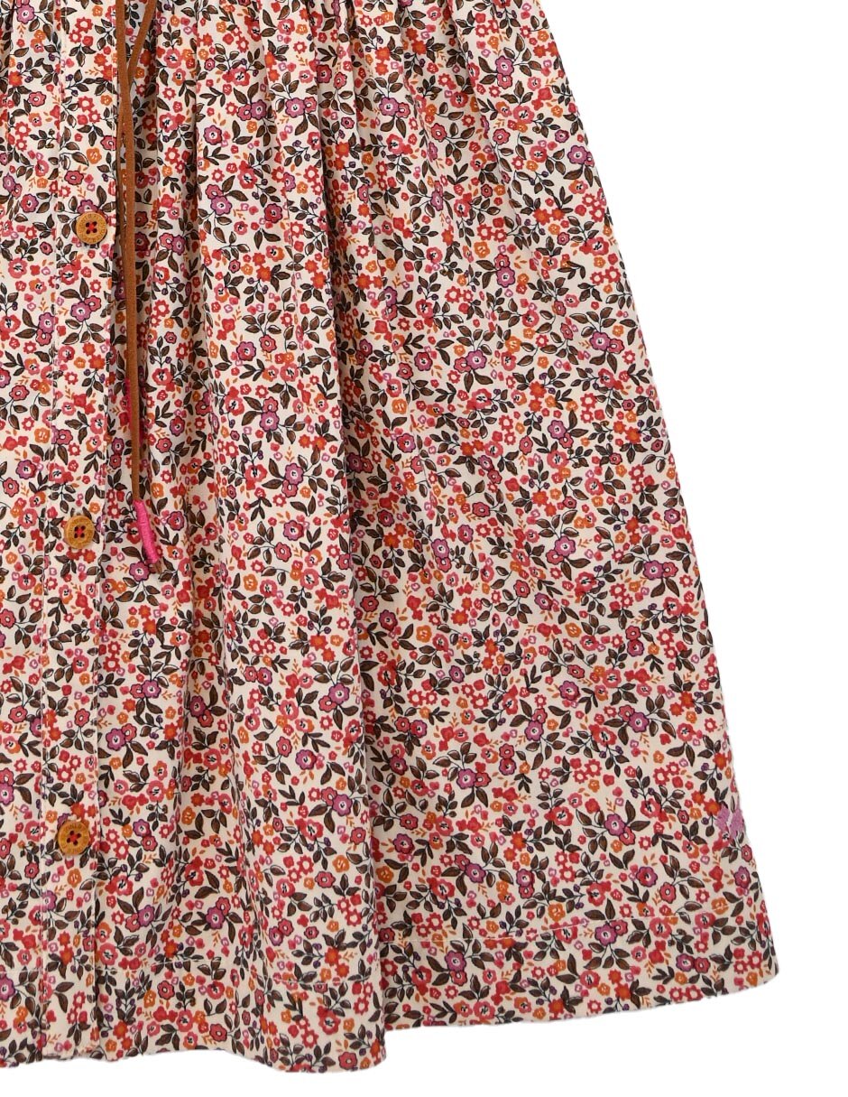 Vestido manga corta para niña 2