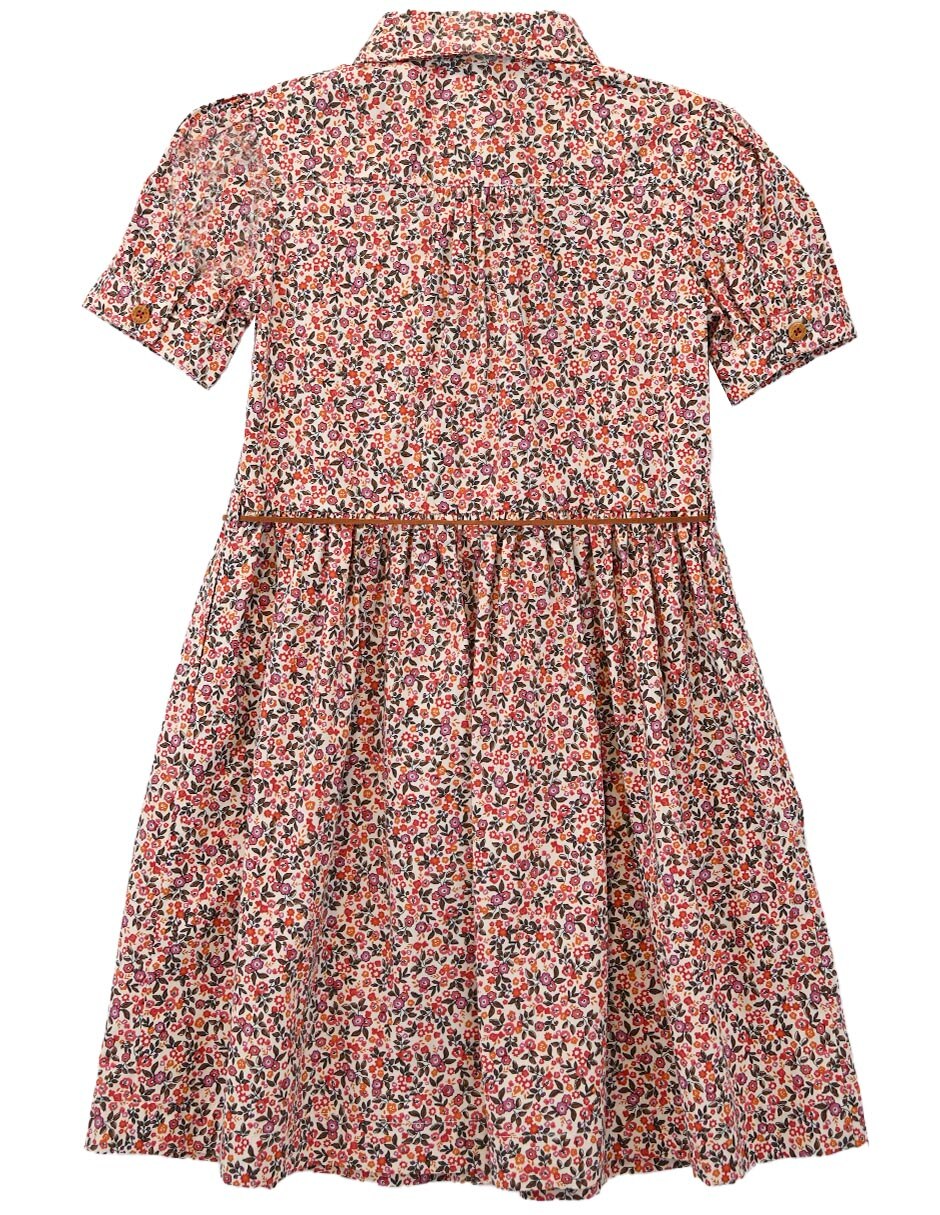 Vestido manga corta para niña 3