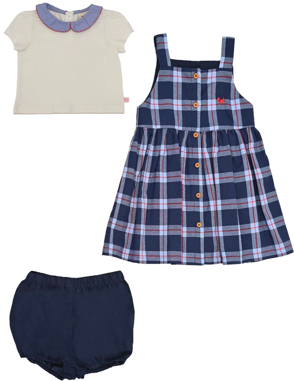Conjunto de algodón para bebé niña