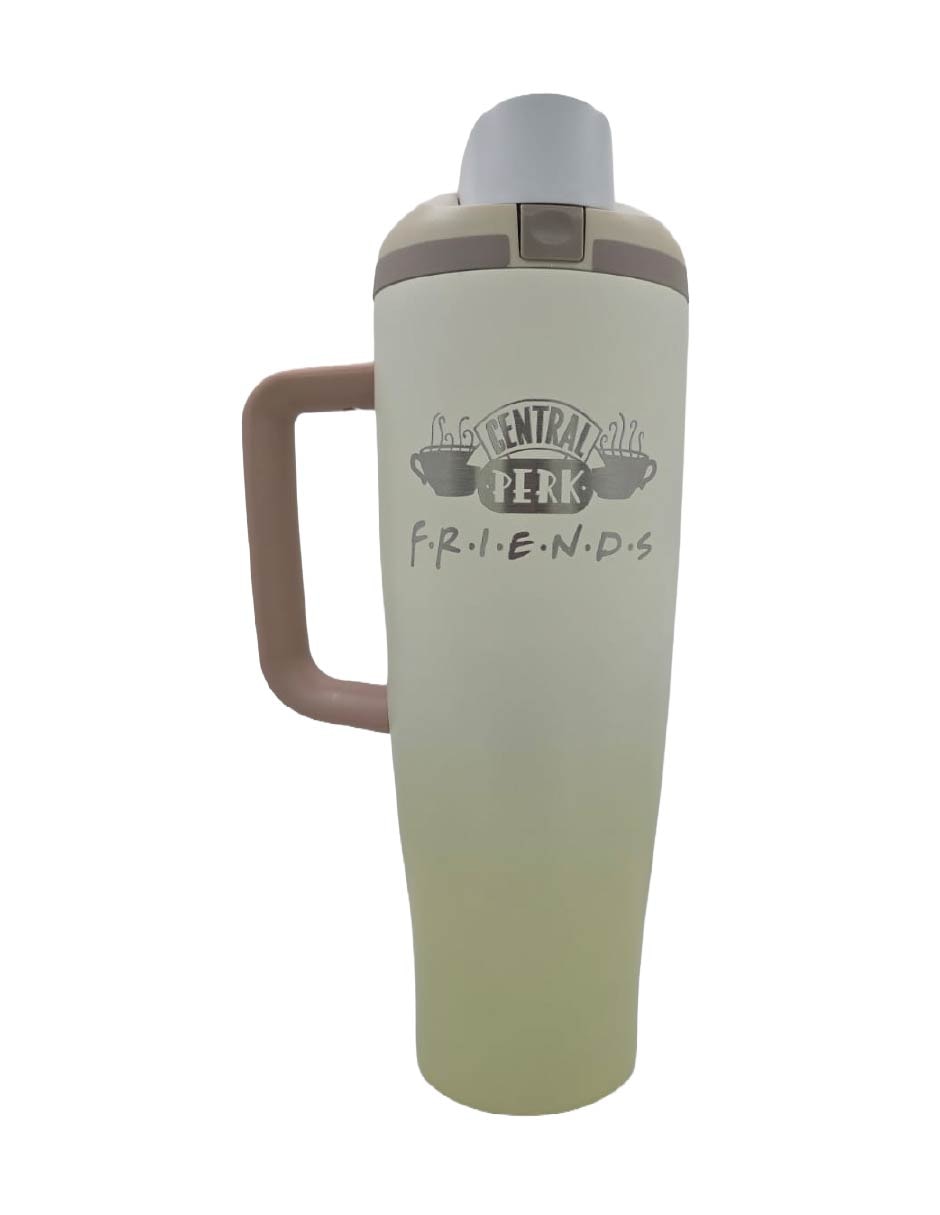 Termo Termomania de acero inoxidable con tapa rosca