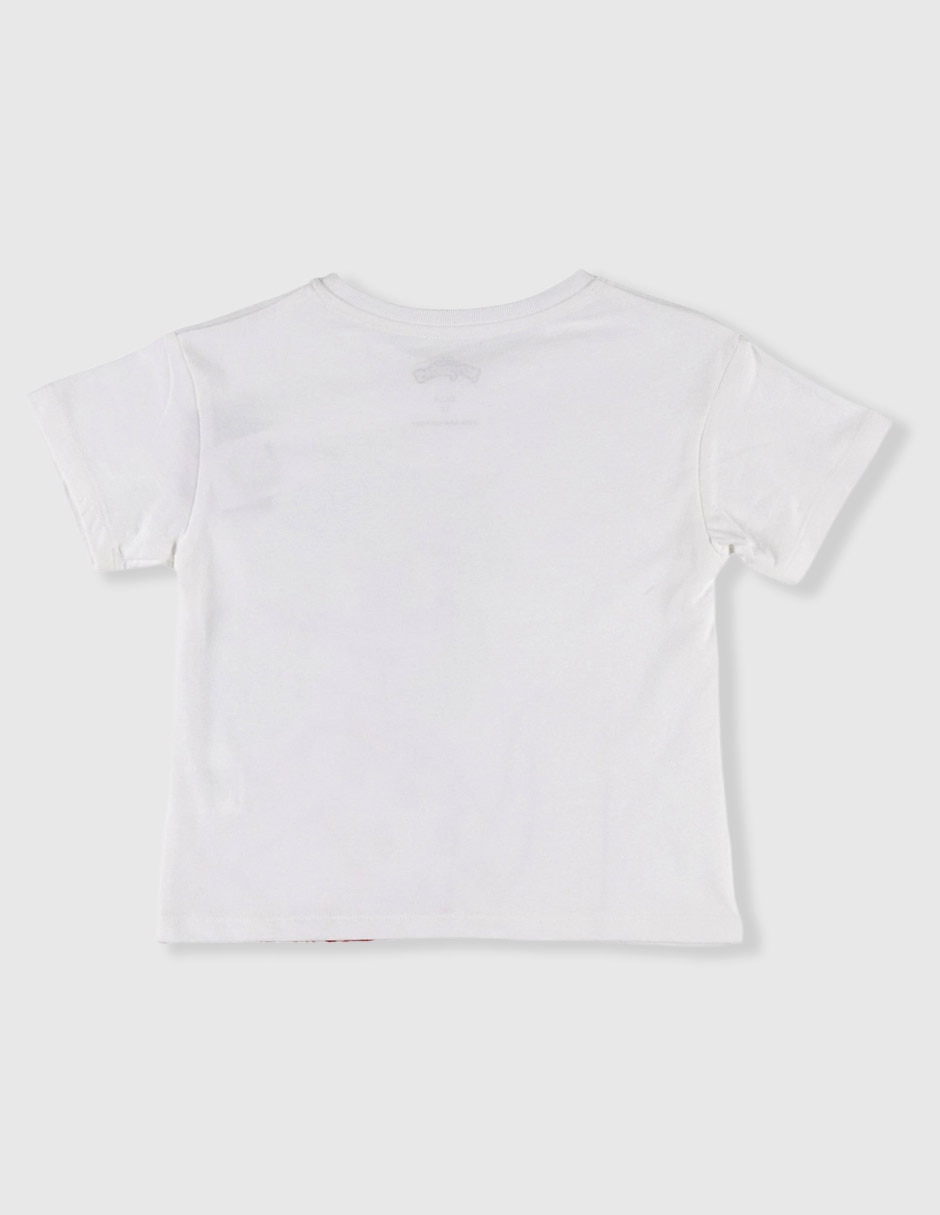 Playera manga corta para niña