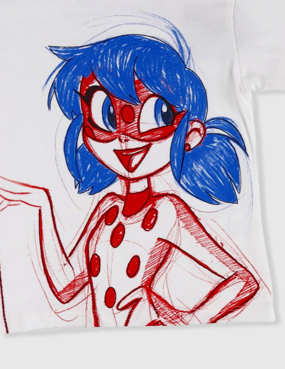 Playera manga corta para niña